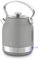 Swan SK14631GRY Retro Traditional Kettle, Rapid Boil, Removable Limescale Filter, Easy Pour, 360 Degree Base, Water Indicator Window and Boil Dry Protection 1.7L, 3KW, Grey