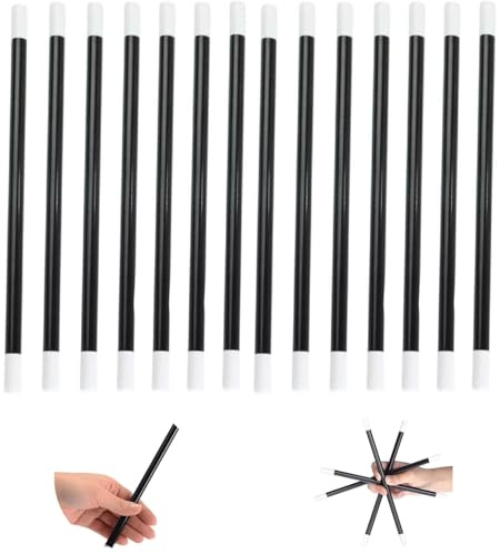 14 Pièces Baguettes Magiques de Magicien 24,5CM,Bâtons de Sorcier Classiques pour Enfants - Accessoires de Fête d'Halloween, Anniversaire et Déguisement,Jeu de Magie et Cadeau pour Spectacle de Magie