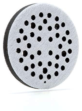 3M Clean Sanding Soft Interface Disc Pad, 44 Holes - Disc Backup Pad for Vacuum Sander - Hook and Loop Attachment - 5 x .5 - 28321