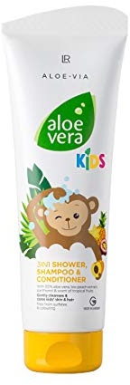 Vineen LR Aloe Vera KIDS djungelvänner 3-i-1 duschgel, schampo och balsam