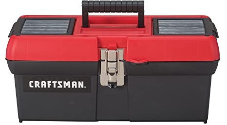 CRAFTSMAN Tool Box, Lockable, 16 in., Red/Black (CMST16901)