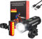 MONTOP StVZO Zugelassen Fahrradlicht Set【2022 Model】 100LUX Super Hell LED Fahrradbeleuchtung USB Akku Fahrradlampe, Bike Light INKL.Frontlichter & Rücklicht, für Kinder und Erwachsene