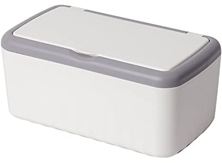Feuchttücher Box, Baby Feuchtes Toilettenpapier Aufbewahrungsbox, Taschentuchhalter Kunststoff Feuchttücher Spender, Spenderhalter mit Deckel Serviettenbox für Zuhause Büro