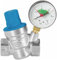 Druckminderer Wasser 1 Zoll DN25 mit Manometer - Hergestellt aus Messing - Wasserdruckminderer Boiler