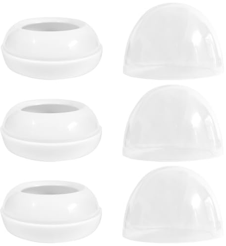 ROMIRUS set de 3 Capuchon et Bague d'adaptation pour Avent Biberon Natural compatible avec Avent Biberons Classic+ Anti-Coliques