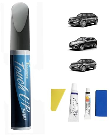 Treesiche Rimuovi Graffi Auto per Mercede-Benz, Penna Ritocco Vernice Auto, Soluzione Rapida e Facile per la Riparazione, Mountain Grigio (787)