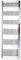 iBathUK | 1600 x 500 Curved Heated Towel Rail Chrome Bathroom Radiator NC1600500