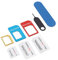 Appex Nano SIM Card Adapter Kit Micro Standard SIM Card Converter with SIM Car Needle and Folder for iPhone6s 6s plus 6 6 plus 5s Cellphone