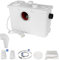 Broyeur Sanitaire 700W Pompe de Relevage Eaux Usées 190L/min Verticale de 7 m avec 4 Entrées d'Eau pour Convient aux Pompes de Toilettes Domestiques, Baignoires, Douches, Lave-vaisselle, Éviers