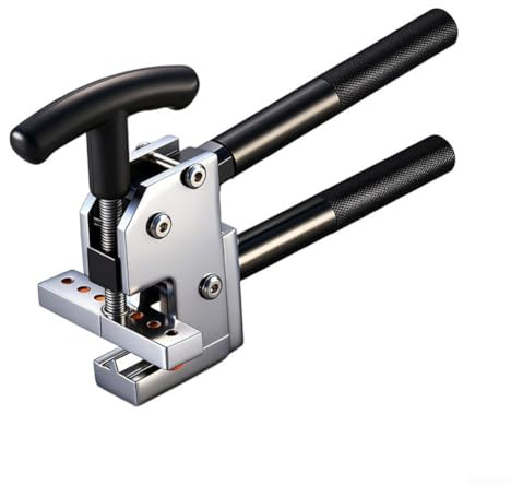 Pinza tagliapiastrelle, resistente pinza manuale per apertura di vetro, pressione regolabile, per piastrelle smaltate, vetro, marmo (argento)