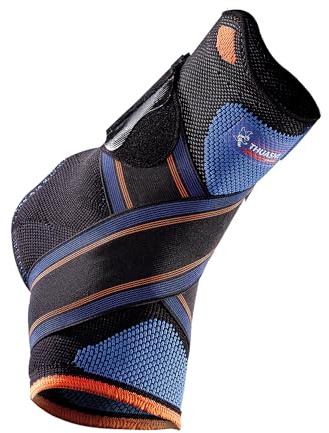 Thuasne Sport - Novelastic Strapping Knöchelbandage - Verstauchung des Inneren oder Äußeren Seitenbandes, Instabiler Knöchel - Stützkraft 3/3 - Medizinisches Produkt CE - Größe L