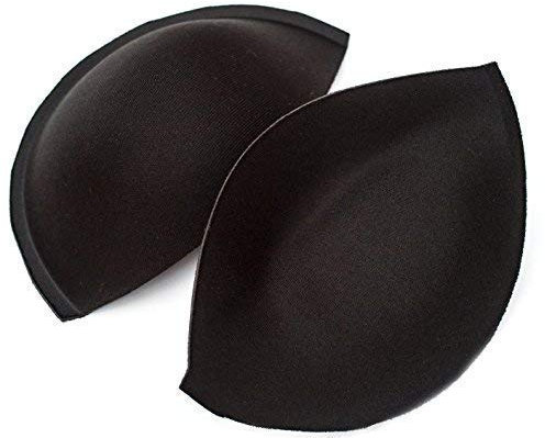 By Wishes Aqua Lift - Gel Filled Sew in Bra Cups - Breast Enhancers (A/B, Black)