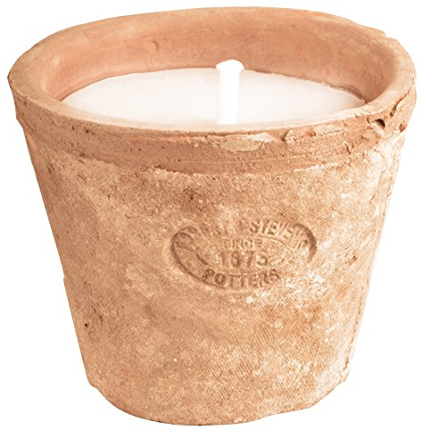Aged Terracotta Kerzentopf. Die perfekte Dekoration für ihren Gartentisch