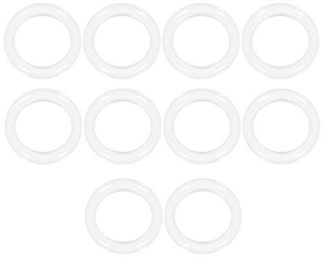 sourcing map Silicone O-Ring, 23mm OD, 17mm ID, 3mm Width, VMQ Seal Rings Gasket, White, Pack of 10