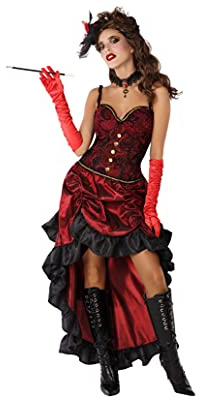 Atosa - 61412 - Disfraz Cabaret - Adulto M a L - Mujer - Rojo