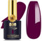 YTD Likomey Smalto Semipermanente per Unghie in gel,15ml Vino Viola UV LED Smalti Semipermanenti Professionale Manicure Gel Nail Polish