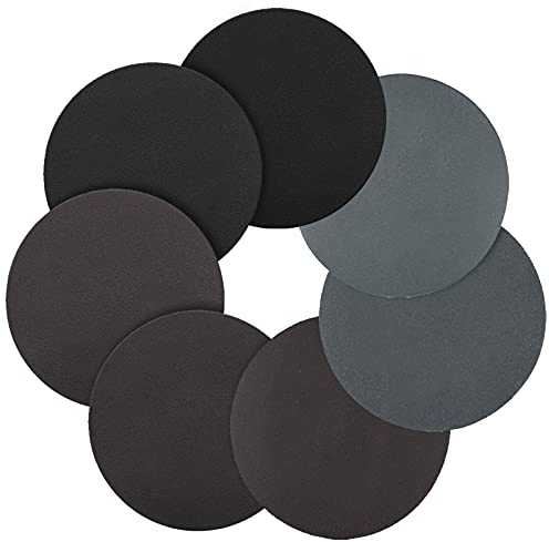 35 Pièces 125mm Disques de Ponçage Papier Abrasifs 320/400/600/800/1000/1200/1500 Grain pour Poncer/Polir/Dérouiller pour Ponceuse Excentrique