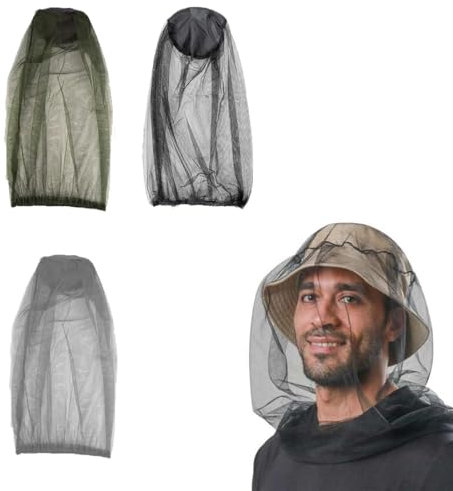 BCBF 3 PCS imkerhut Schutzanzug moskitonetz Kopf mückenschutz Kleidung Moskito Kopfnetz Fliegennetz für Gesicht Imkerei imker Anti-mücke Biene Bug Insekt Fly Maske Kappe Hut