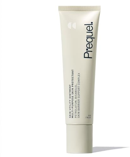 Prequel Skin Utility Ointment, Moisturizing Protectant. Mid-weight Occlusive Face and Body Cream for Dry Skin, Hand Cream for Cracked Hands. Soothing Barrier Protection with 45% Petrolatum