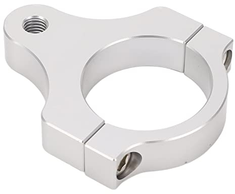 Morsetto di Montaggio per Smorzatore di Sterzo per Moto Alluminio 45mm Supporto Forcella Universale Riduzione Vibrazioni