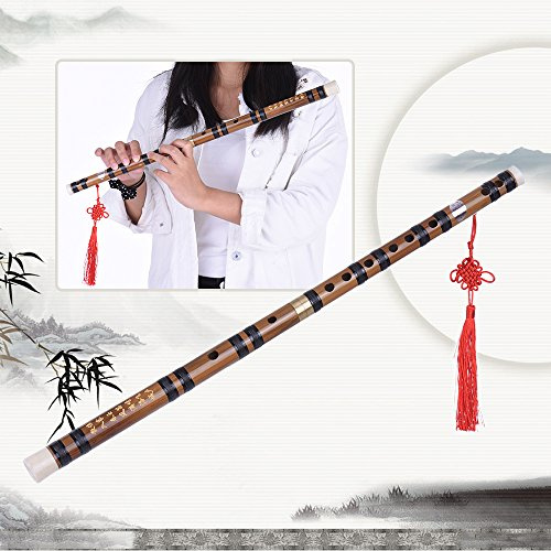 Flauta de bambu amargo artesanal conectable Dizi instrumento viento madera chino tradicional sonido puro y melodioso fácil tocar ideal para principiantes amantes la música