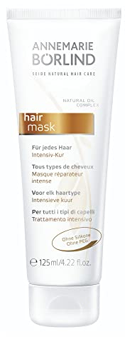 ANNEMARIE BÖRLIND SEIDE NATURAL HAIR CARE Intensiv-Kur (125 ml) - Tiefenwirksame Haarkur, die ins Haar Eindringt und Gegen Strukturschäden Hilft, Vegan