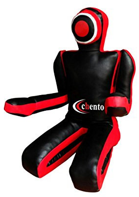 LISARO Grappling Dummy Judo Punching Bag Dummy BJJ Wrestling Dummy defensive Position Brazilian JIU Jitsu, Submission, Selbstverteidigungstraining, Vinyl, Ca.180 cm, ungefüllt MMA Grappling Puppe LGD2