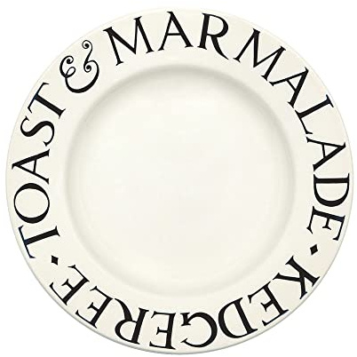 Emma Bridgewater Black Toast 8 1/2 Dessert Plate | 1BLT010063