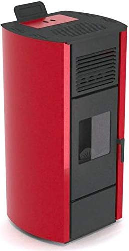 Stufa a Pellet Canalizzata 15.4 kW 901627700 Nicole colore Rosso