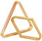 TOPZEA Wooden Billiard Ball Racks - 2 Pack Triangle & Diamond Rack Set for 2-1/4 Balls, Snooker & Pool Table Accessory