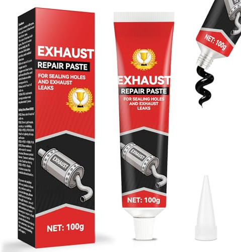 Nayrmaer Auspuff Dichtmasse 100g, Hitzebeständig Auspuff Paste, Auspuffreparaturpaste für Autoschalldämpfer, Endrohre, Katalysatoren usw.