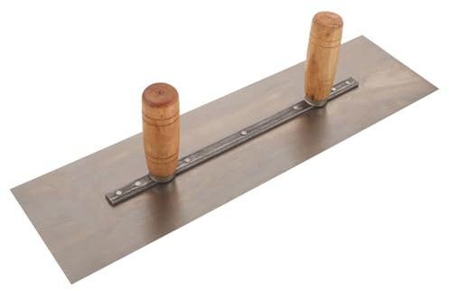 SAFIGLE Paleta de Albañilería de Doble Mango para Mortero Herramienta Manual para Enlucido y Acabado Paredes Diseño Alargado para Mayor Precisión y Comodidad