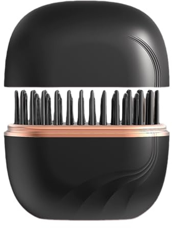 Mini Piastra Per Capelli - Spazzola Per Lisciare, Pettine A Riscaldamento Rapido, Pettine Per Piastra Antiscottatura Portatile Ricaricabile A 3 Livelli, Spazzola Per Styling Riscaldata Strumento Per C