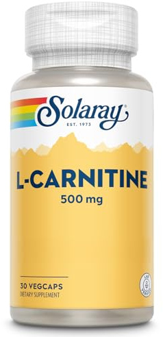 Solaray L-Carnitine 500mg | L-Carnitina | 30 VegCaps