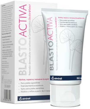 Blastoactiva, Crema Reparadora con Centella Asiática, Cicatriza, Restaura y Protege la Piel Sensible o Agredida, Calma Irritación y Enrojecimiento, Ideal Post-Tratamiento, Post-Depilación, 50ml