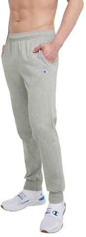 Champion Joggers, Lightweight Lounge, Jersey Graphic Pants for Men, 31 Pantalones Deportivos, Gris Oxford, XL para Hombre