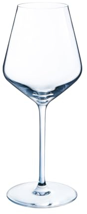 COUZON - Verre à vin - Lot de 4 - Sirius - Krysta, Contenance 29 cl, Dimensions : H20.6 cm x Diamètre 8.3 cm - Transparent