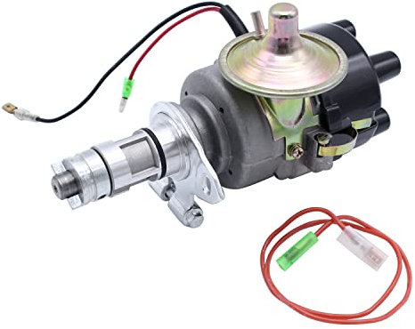 1 PC SHLPDFM 45D 45D4 Sports Electronic Distributor Fits for Mini MGB Austin Triumph etc Moulded Red Rotor Arm Hillman,Landrover,Morris,Relian