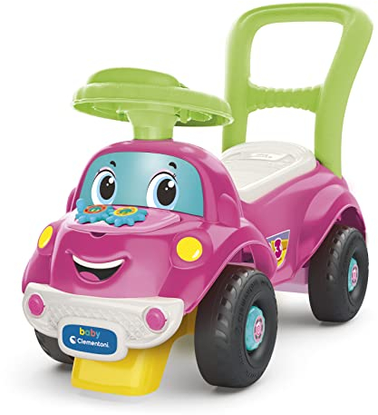 Clementoni - 17746 - Sofia Pronti Via - Macchinina Cavalcabile 3 in 1, Gioco Educativo Parlante con Luci e Suoni per Bambini 1 Anno, Made in Italy