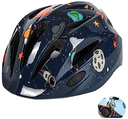 ACMEDE Kinderhelm Fahrradhelm Robuster Kinder Helm Verstellbarer Skateboardhelm für Kleinkinder 3 bis 9 Jahren Radhelm Skaterhelm 52-56CM Mädchen und Jungs