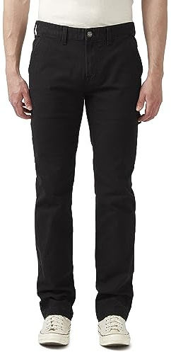 Buffalo David Bitton Men's Straight Six Carpenter Pant, Black