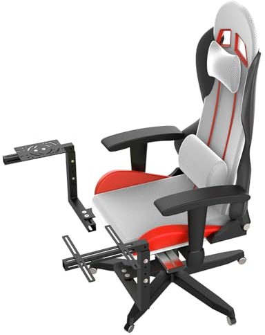 EG STARTS Support de chaise de jeu universel pour simulation de vol Jeu Joystick Accélérateur Systèmes Hotas Compatible avec Logitech X56, X52, X52 Pro, Thrustmaster T-Flight Hotas, A10C Hotas Warthog