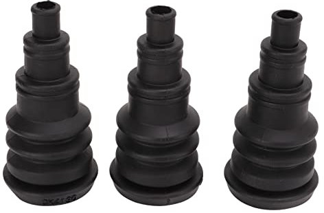 Kit di anelli di tenuta per firewall universale, kit di anelli di tenuta per firewall da 3 pezzi, manicotto di protezione del cablaggio in gomma nera per fasci di cavi da 3/8
