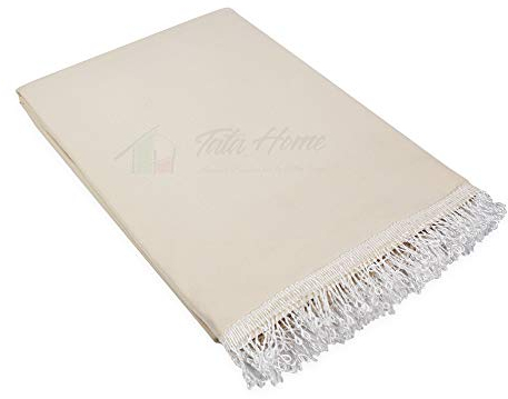 Tenda da Sole da Esterno per Balcone in Tessuto Resistente Misura cm 140x250 in 100% Poliestere con Anelli Dis. 5 BEIGE