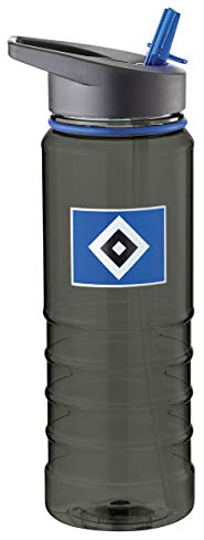 Hamburger SV HSV Flasche/Trinkflasche, Kunststoff ** transparent schwarz ** 29772
