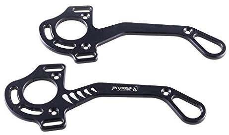 Jin, Coppia Hackamore Unisex Adulto, Nero, 28,5 x 17 x 17