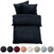 Blumtal Winter Bettwäsche 220x240 cm & 2 Kissenbezüge 40x80 cm – Teddy Fleece Bettwäsche mit Cashmere Touch, Plüsch Winterbettwäsche - Flauschige Kuschelbettwäsche in Blau