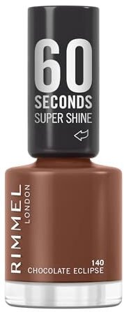 Rimmel London 60 Seconds SuperShine Nagellack - 140 - Chocolate Eclipse, 8ml