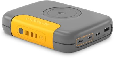 BioLite Unisex Cbd0100 Power Bank, Orange/Grey