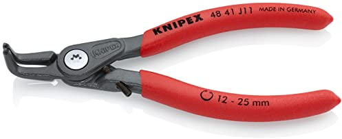 KNIPEX Präzisions-Sicherungsringzange für Innenringe in Bohrungenmit rutschhemmendem Kunststoff überzogen 130 mm, 48 41 J11
